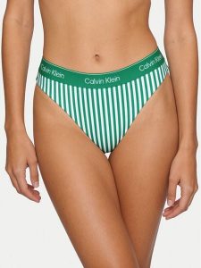 Calvin Klein Swimwear Dół od bikini LV00Q61132 Zielony. Zielone bikini Calvin Klein Swimwear, bez wzorów, z syntetyku. Za 209,99 zł.