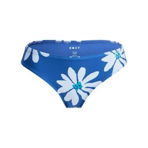 Majtki bikini hipster dla Kobiety PRINTED ESSENTIALS Niebieski. Niebieskie bikini Roxy, bez wzorów, z elastanu. Za 149,99 zł.