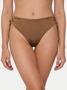 Max Mara Beachwear Dół od bikini Samanta 2616821169 Brązowy. Brązowe bikini Max Mara Beachwear, bez wzorów, z syntetyku. Za 348,99 zł.