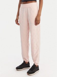 HUGO Spodnie dresowe Monogram 50556809 Różowy Regular Fit. Czerwone spodnie dresowe Hugo, s, bez wzorów, z bawełny. Za 399,99 zł.