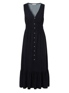 TATUUM Sukienka "Letitia" w kolorze granatowym rozmiar: 38. Niebieskie sukienki Tatuum, bez wzorów, bez kołnierzyka, bez ramiączek, maxi. Za 180,06 zł.