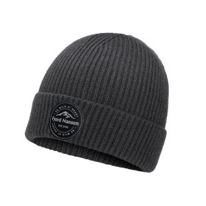 Czapka Beanie Unisex Fjord Nansen Legacy. Szare czapki Fjord Nansen, bez wzorów, z dzianiny, sportowe. Za 94,49 zł.