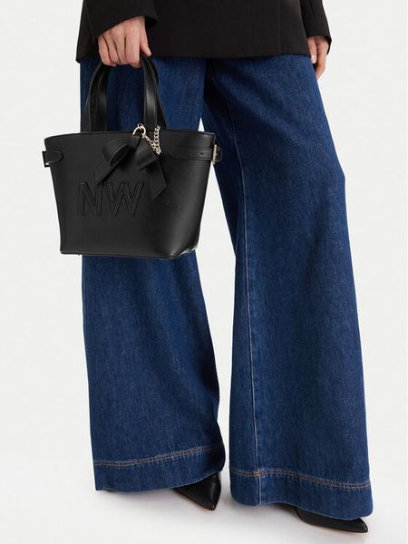 Nine West Torebka EO-Lira I-LX20086s Czarny. Czarne torebki klasyczne Nine West, bez wzorów, z materiału, bez dodatków. Za 299,99 zł.