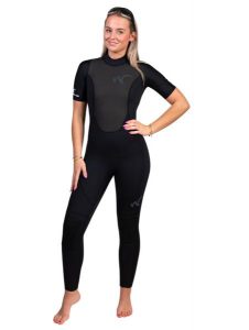 Damski wetsuit sup surf watrflag Sapporo czarny. Czarne kombinezony WATRFLAG, l, bez wzorów, z lycry, sportowe, bez kołnierzyka, bez ramiączek, długie. Za 499,00 zł.