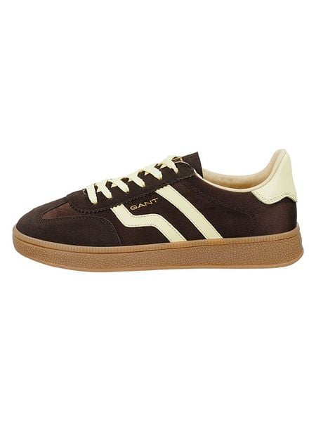 GANT Footwear Skórzane sneakersy "Cuzima" w kolorze brązowym rozmiar: 37. Brązowe trampki GANT Footwear, bez wzorów, bez zapięcia. Za 252,71 zł.