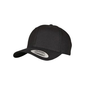 Czapka Flexfit 6-panel curved metal nap. Czarne czapki FLEXFIT, bez wzorów, klasyczne. Za 84,65 zł.