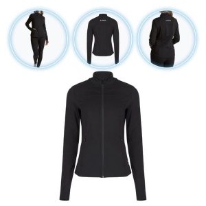Bluza damska Trexo Trexi Blouse. Czarne bluzy TREXO, bez wzorów, bez kaptura. Za 89,99 zł.