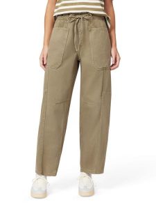 Scotch & Soda Spodnie w kolorze oliwkowym rozmiar: W30. Zielone spodnie z wysokim stanem Scotch & Soda, bez wzorów, z materiału, z podwyższonym stanem. Za 236,05 zł.