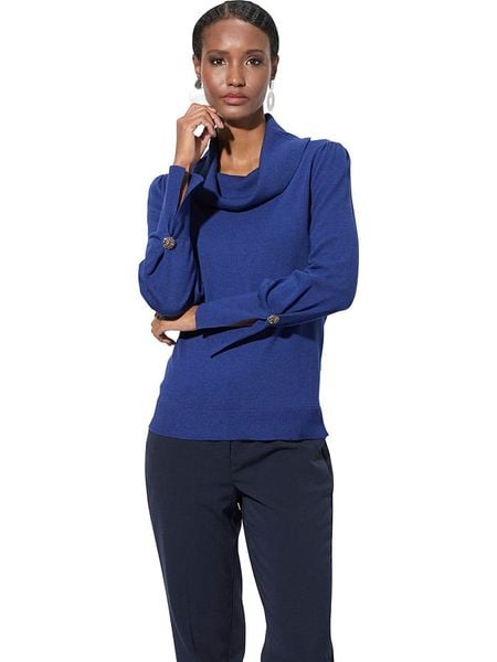 WITT WEIDEN Golf w kolorze granatowym rozmiar: 42. Niebieskie golfy WITT WEIDEN, bez wzorów, ze splotem. Za 118,56 zł.