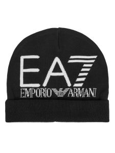 EA7 Emporio Armani Czapka 7X000006 AF11994 MC001 Czarny. Czarne czapki EA7 Emporio Armani, bez wzorów. Za 149,99 zł.