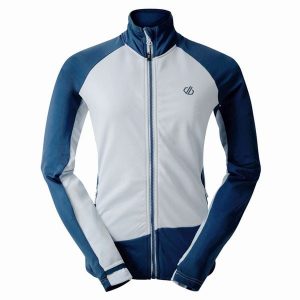 Bluza Damska Emerging Core Stretch Base Layer Top. Niebieskie bluzy Dare 2b, bez wzorów, bez kaptura. Za 93,99 zł.