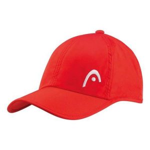 Czapka tenisowa Head Pro Player Cap. Czerwone czapki Head, bez wzorów, sportowe. Za 80,00 zł.