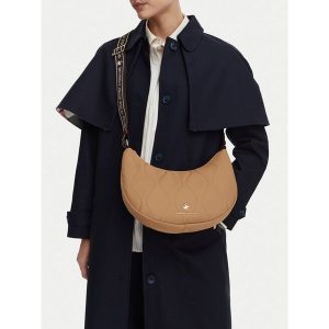 Torebka Beverly Hills Polo Club. Brązowe listonoszki Beverly Hills Polo Club, bez wzorów, bez dodatków. Za 159,99 zł.