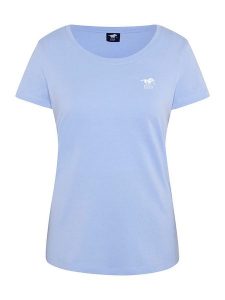 Polo Sylt Koszulka w kolorze błękitnym rozmiar: XL. Niebieskie bluzki Polo Sylt, xl, bez wzorów, z bawełny, bez kołnierzyka, bez ramiączek. Za 32,59 zł.