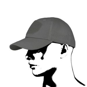 Czapka baseballowa Mesh CMG. Szare czapki CMP, bez wzorów, z meshu, sportowe. Za 50,99 zł.