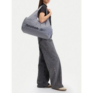 Torba Reebok. Szare torby podróżne i sportowe Reebok, bez wzorów. Za 99,99 zł.
