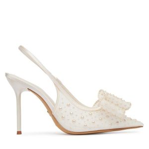 Szpilki Aldo. Białe szpilki ALDO, bez wzorów, bez obcasa. Za 499,99 zł.