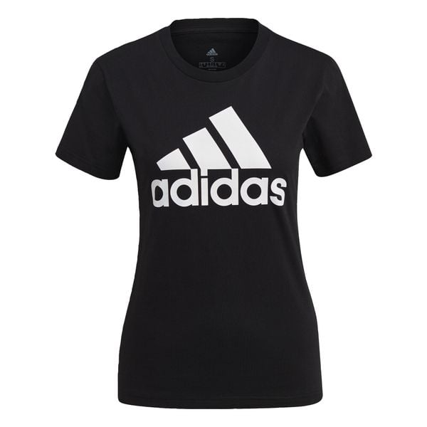 Koszulka Essentials Logo. Białe bluzki ADIDAS, bez wzorów, z bawełny, sportowe, bez kołnierzyka, bez ramiączek. Za 129,00 zł.