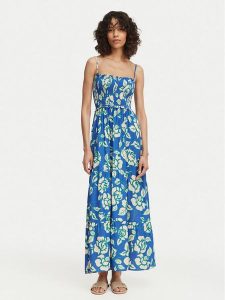 Maaji Sukienka letnia Flora Buttercup PT2985CLD002 Niebieski Regular Fit. Niebieskie sukienki Maaji, na lato, m, bez wzorów, z wiskozy, bez kołnierzyka, bez ramiączek. Za 549,99 zł.
