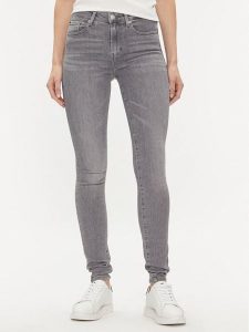 Tommy Hilfiger Jeansy Como WW0WW41302 Szary Skinny Fit. Szare jeansy TOMMY HILFIGER, bez wzorów, z bawełny. Za 309,99 zł.