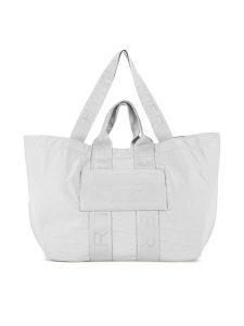 Hunter Torebka HTR-K-014-06 Biały. Białe shopper bag Hunter, bez wzorów, z materiału, bez dodatków. Za 153,99 zł.