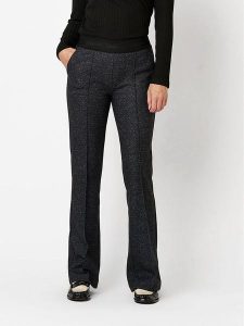 Toni Spodnie w kolorze antracytowym rozmiar: 46. Czarne spodnie z wysokim stanem Toni, bez wzorów, z materiału, z podwyższonym stanem. Za 173,99 zł.