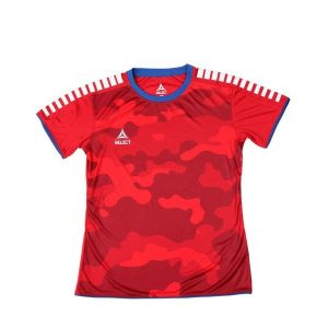 Damska koszulka Select Player. Czerwone koszulki sportowe Select, bez wzorów, z tkaniny, bez ramiączek, na fitness i siłownię. Za 129,00 zł.