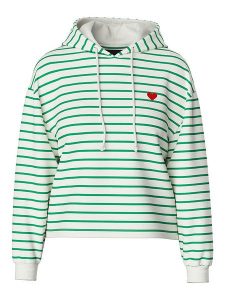 Pieces Bluza "Chilli" w kolorze kremowo-zielonym rozmiar: S. Brązowe bluzy Pieces, s, bez wzorów, z kapturem. Za 100,99 zł.