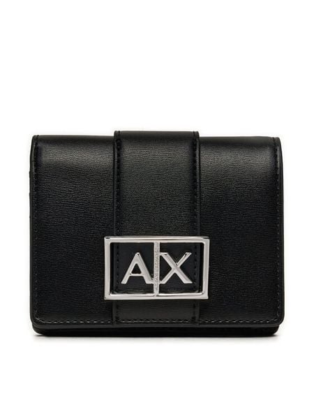 Armani Exchange Portfel XW000360 AF12039 UC001 Czarny. Czarne portfele Armani Exchange, bez wzorów, z materiału. Za 329,99 zł.