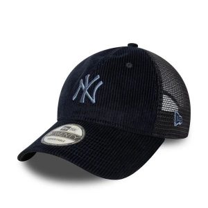 Czapka trucker New York Yankees 9twenty. Czarne czapki New Era, bez wzorów, z materiału, sportowe. Za 136,50 zł.