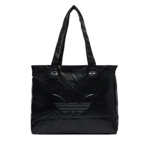Torebka adidas. Czarne shopper bag ADIDAS, bez wzorów, bez dodatków. Za 239,99 zł.