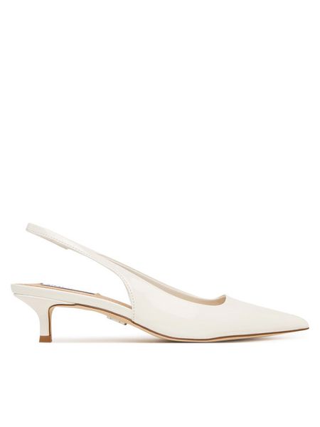 Steve Madden Szpilki Kittie2 11005094 Biały. Białe szpilki Steve Madden, bez wzorów, ze skóry, bez obcasa. Za 386,99 zł.
