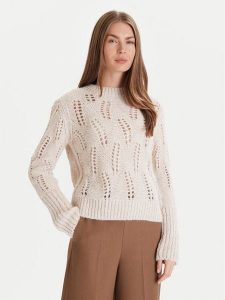 JOOP! Sweter 58 254KN58Kalma 30048461 Beżowy Regular Fit. Brązowe swetry klasyczne JOOP!, z syntetyku, bez kołnierzyka. Za 489,99 zł.