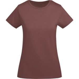 Damska Koszulka Z Krótkim Rękawem Breda. Czerwone bluzki ROLY, xl, bez wzorów, sportowe, bez kołnierzyka, bez ramiączek. Za 42,99 zł.