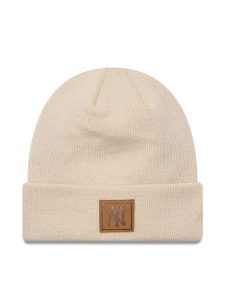 New Era Czapka Team Patch Cuff Bea 60565198 Beżowy. Brązowe czapki New Era, bez wzorów, z materiału. Za 129,99 zł.