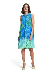 Betty Barclay Sukienka w kolorze niebiesko-zielonym rozmiar: 40. Niebieskie sukienki Betty Barclay, bez wzorów, bez kołnierzyka, bez ramiączek, midi. Za 216,95 zł.