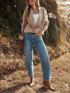 Milan Kiss Kardigan w kolorze jasnobrązowym rozmiar: S. Brązowe kardigany Milan Kiss, s, bez wzorów, bez ramiączek. Za 165,99 zł.