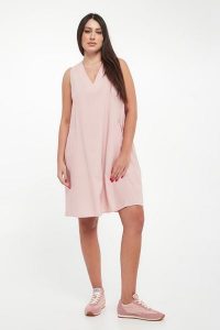 Sukienka z lyocellu Francesca ECOALF. Sukienki Ecoalf, s, bez wzorów, z lyocellu, bez kołnierzyka, bez ramiączek. Za 489,00 zł.