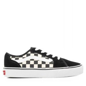 Tenisówki Vans. Czarne trampki Vans, bez wzorów, bez zapięcia. Za 199,99 zł.