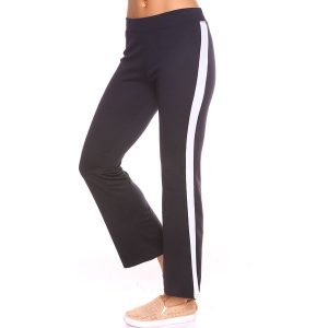 Spodnie sportowe "Levi" w kolorze czarno-białym. Spodnie sportowe marki Saint Germain Paris. W wyprzedaży za 105,95 zł.