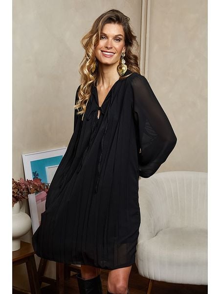 Joséfine Sukienka "Buby" w kolorze czarnym rozmiar: M. Czarne sukienki Joséfine, m, bez wzorów, bez kołnierzyka, bez ramiączek, midi. Za 126,75 zł.