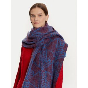 Szalik Lacoste. Niebieskie szaliki Lacoste, bez wzorów. Za 439,99 zł.