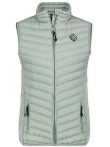 Sublevel Kamizelka pikowana w kolorze jasnozielonym rozmiar: L. Zielone kamizelki Sublevel, l, bez wzorów, bez kołnierzyka, bez ramiączek, bez kaptura. Za 126,99 zł.