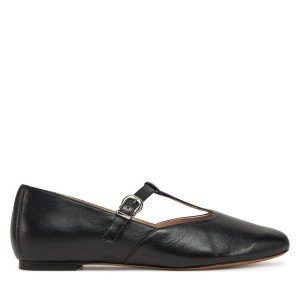 Baleriny Caprice. Czarne balerinki Caprice, bez wzorów, bez obcasa, bez zapięcia. Za 289,99 zł.