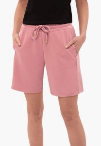 Sportowe szorty M-LOTIZ. Czerwone spodenki sportowe Volcano, bez wzorów, z dresówki, eleganckie. Za 109,99 zł.