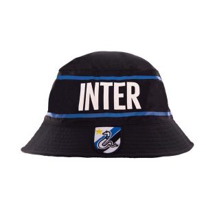 Kapelusz wędkarza dla dorosłych - Taper FC Internazionale - Czarny. Czarne kapelusze COPA FOOTBALL, bez wzorów, eleganckie. Za 106,37 zł.