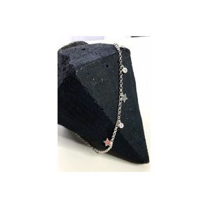 SREBRNY NASZYJNIK CHOKER GWIAZDKI I CYRKONIE 925. Naszyjniki marki Atdiament. Za 149,00 zł.