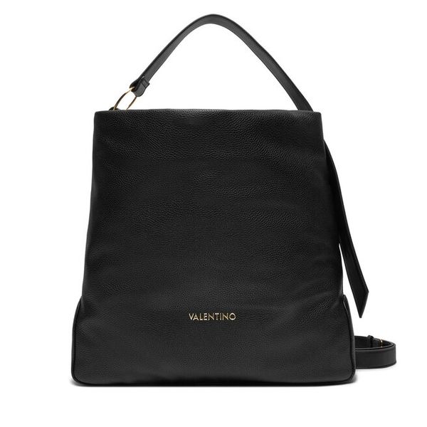 Torebka Valentino. Czarne shopper bag Valentino, bez wzorów, bez dodatków. Za 359,99 zł.