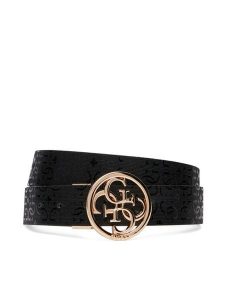 Guess Pasek Damski BW9319 P6135 Czarny. Czarne paski Guess, z aplikacjami, ze skóry. Za 249,99 zł.