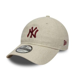 Czapka baseballowa 9twenty New York Yankees. Brązowe czapki New Era, bez wzorów, sportowe. Za 149,50 zł.